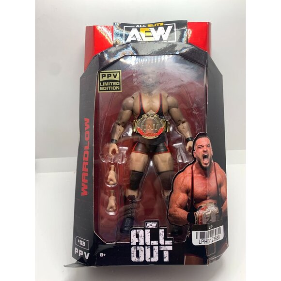 AEW All Out Wardlow Action Figure 8" PPV Limited Edition - Picture 2 of 4